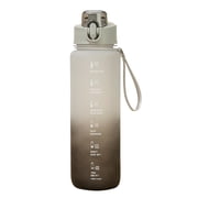 TopLLC Water Bottle Sports Water Cup Large-capacity Student Water Bottle Fitness Cup Straw Kettle Outdoor 1L Super Large Space Cup