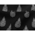 thumbnail image 4 of oneOone Viscose Jersey Fabric Paisley Block Print Sewing Fabric BTY 60 Inch Wide, 4 of 5