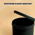 thumbnail image 4 of Yhmxh Bathroom Organizers and Storage,Round Plastic Box Transparent Round Box Organizer Air Puff Box Cotton Swab Toothpick Tool Box Coffee Cup Small Round Bucket Plastic Storage Box, 4 of 4
