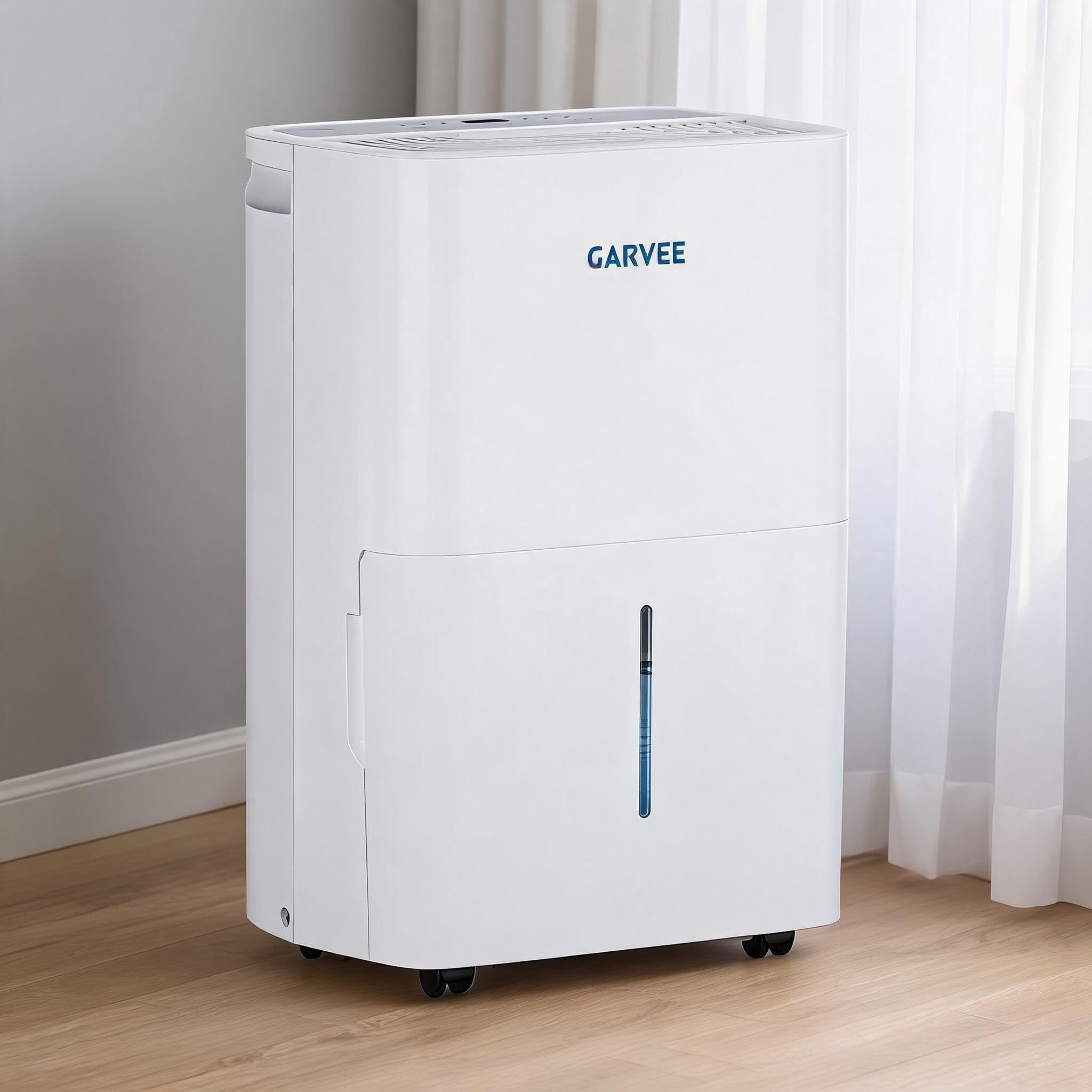 BeesClover 22 Pint Dehumidifier for Up to 3000 Sq Ft, Efficient Dehumidifier with Reusable Filter, Auto Shut-Off & Continuous Drain Option, Portable Quiet Dehumidifier for Basement Bathroom Large