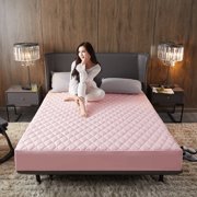 kurtrusly Easy To Maintain Mattress Protectors Breathable For Comfortable Sleep Mattress Pad Covers pink