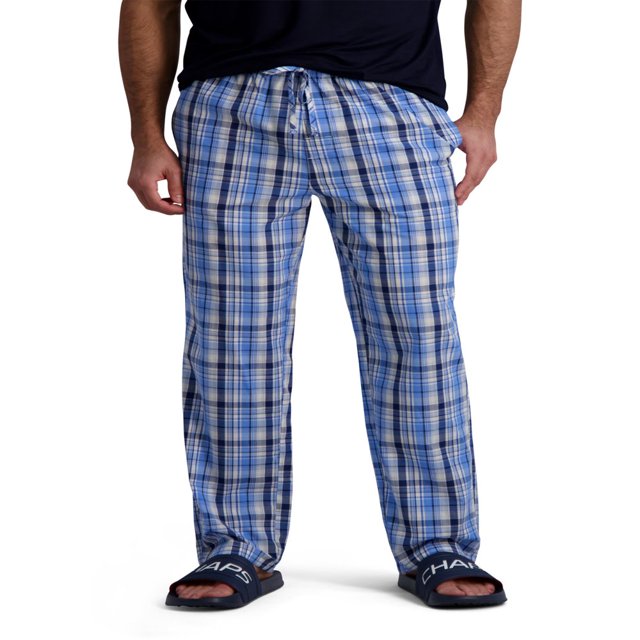 CHOK Pantalon de Pyjama Classique en Popeline pour Hommes avec Poches
