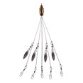 thumbnail image 2 of Agiferg 5 Arms Alabama Umbrella Head Fishing Rig Bait Fishing Lures With Snap Swivels, 2 of 2