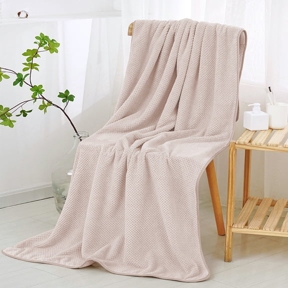 TopLLC Bath Essentials, Bathtub Accessories Pineapple Velvet Bath Towel Thick Large Bath Towel Household Bath Towel Bath Quick Drying Bath Towel Solid Cotton bath towels