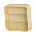 thumbnail image 3 of KLKCMS Wall Mounted or Desktop 3 Layer Storage Box Cabinet Organizer for Figures Yellow, 3 of 9