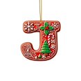 thumbnail image 2 of Hbdhejl 26 Pieces Red Letters Christmas Tree Decorations Candy Cane Letters With Berry Pattern Mini Alphabet Hanging Ornaments Party Home 2D Acrylic Christmas Tree, 2 of 4