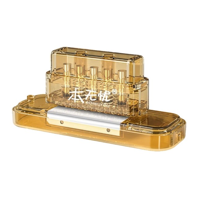 arctrm Perforatrice Mini à 5 Trous Perforatrice Portable Personnelle Reliure Multifonctionnelle pour Jaune