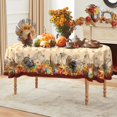 thumbnail image 2 of Oval Thanksgiving Tablecloth 60 x 102 Inch, Thanksgiving Turkey Harvest Tablecloth Oval, Thanksgiving Table Cloths Oval, Thanksgiving Oval Table Cloth Decor, 2 of 5
