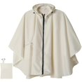 thumbnail image 1 of LEEYNEER Poncho de Pluie Imperméable à Capuche pour Adultes Femmes avec Poches, 1 of 6