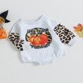 thumbnail image 4 of Baby Boy Girl Sweatshirt Bubble Romper Oversized Jumpsuits Onesie Long Sleeve Bodysuit Outfit Fall Clothes, 4 of 9