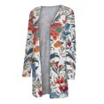 thumbnail image 4 of CEHVOM Cardigans For Women Cover Up Lightweight Casual Blouses Open Front Cardigan With Pockets Clearance, 4 of 5