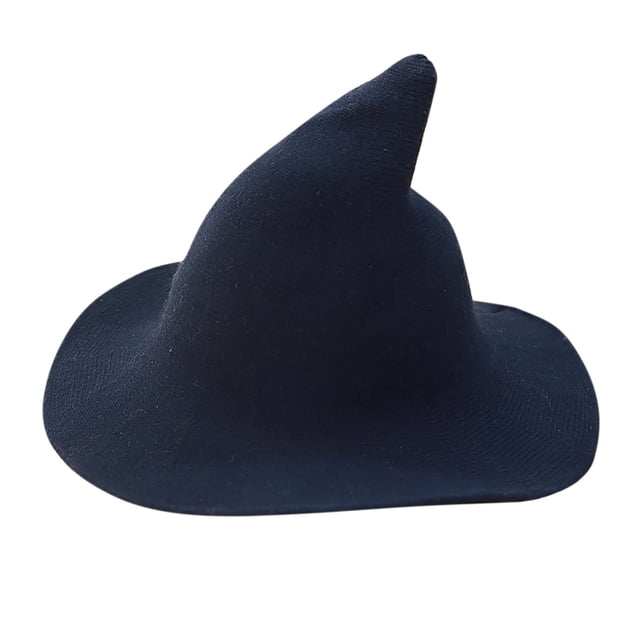 SDNall Halloween Witch Hat With Pointed Top Party Funny Knitted Wool Hat