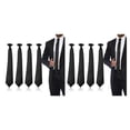 thumbnail image 1 of Maoww 2pcs/set Pre-tied Neckties Compact And Lightweight For Comfort Comfortable 2Set, 1 of 6