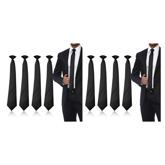 Maoww 2pcs/set Pre-tied Neckties Compact And Lightweight For Comfort Comfortable 2Set