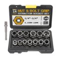 thumbnail image 2 of 14 Pieces Nut Remover Socket Set Extractor Tool Nut Extractor, 2 of 8