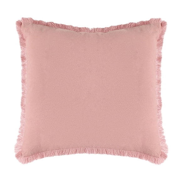 Coussins de Canapé pour Salon, Coussin de Canapé Moderne Léger pour Salon Épaissi en Coton Lavé et Lin avec Pompons, Coussin de Chevet pour Salon et Chambre, Coussins de Canapé pour Salon