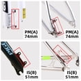 thumbnail image 2 of MTB Brake Disc Bracket IS PM A B to PM Brake Adapter For 140 160 180 203mm Rotor, 2 of 7