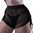 thumbnail image 1 of 2025 Wrap Mesh Women Beach Women Bikini Set Bikini Wraps Ruffle Shorts Plus Size Bikini for Women Cover Up Ups Pants Cover Up Cover Drawstring Sling Bikini Beach Side for Swimwear Bikinis, 1 of 7
