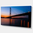 thumbnail image 2 of Panorama du Pont du Sud à Kiev - Impression sur Toile de Paysage Urbain, 2 of 3