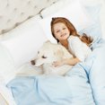thumbnail image 4 of Microfiber Pillowcases 2 Pcs with Embroidery Zipper Closure White Standard, 4 of 7