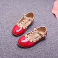thumbnail image 4 of JDQJBZ Sandales pour Fille à Clous Couleur Unie Bout Rond Boucle Danse Performance Chaussures de Princesse Été, 4 of 5