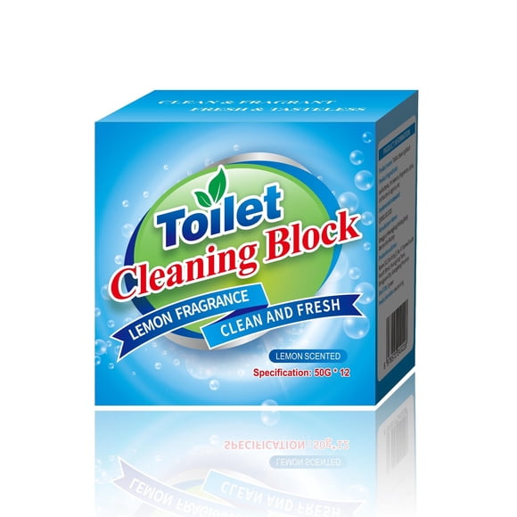 Fridja Home Decor Clearance Blue Toilet Cleaner Deodorizing Color Deodorizing Concentrated Edition 12 Capsules