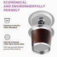 thumbnail image 3 of Filtres à Café Réutilisables pour Dosettes K, Capsules de Dosettes de Café Rechargeables en Acier Inoxydable, Filtre de Dosettes K pour Cafetière, Tasse Simple, 3 of 9