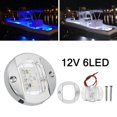 thumbnail image 5 of Bgsha 1PC White Round Marine Boat LED Stern Light Cabin Deck Courtesy Light Waterproof, 5 of 5