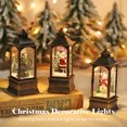 thumbnail image 2 of Christmas LED lantern Battery Operated LEDs Fairy Lamp Santa Claus Shaped Hanging Lighting for Christmas Party Garden Patio Landscape Backyard Decoration, 2 of 5