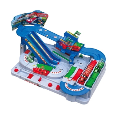 Epoch Games Super Mario Kart Racing Deluxe, parcours d'obstacles exigeant avec figurines de collection Super Mario Kart
