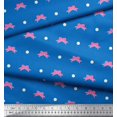 thumbnail image 2 of Soimoi Rayon Fabric Dot & Floral Printed Fabric 1 Yard 56 Inch Wide, 2 of 3