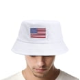 thumbnail image 4 of Flag Hat Costume Topper Print Bucket Hats Independence Day Keepsake Decoration Gift, 4 of 6