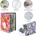thumbnail image 3 of Card Binder for Trading Cards, Trading Card binder, 4-Pockets hold 240 Cards, Collector Album(LSX2), 3 of 5