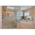 thumbnail image 2 of Elecsung Téléviseur Miroir Intelligent Android de 27 Pouces pour Salle de Bain, Téléviseur LED 1080P Full HD Étanche avec Wi-Fi, Téléviseur de Douche IP66, 2 of 8