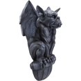 thumbnail image 3 of Ebros Large Gothic Winged Gargoyle On Ledge Wall Decor Hanging Sculpture 20"W, 3 of 5