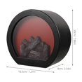 thumbnail image 2 of OULII Fireplace Night Light Decor: LED Lanterns, Tabletop Fireplace, Plastic Light Fireplace for Home Garden Yard Decor, 2 of 4