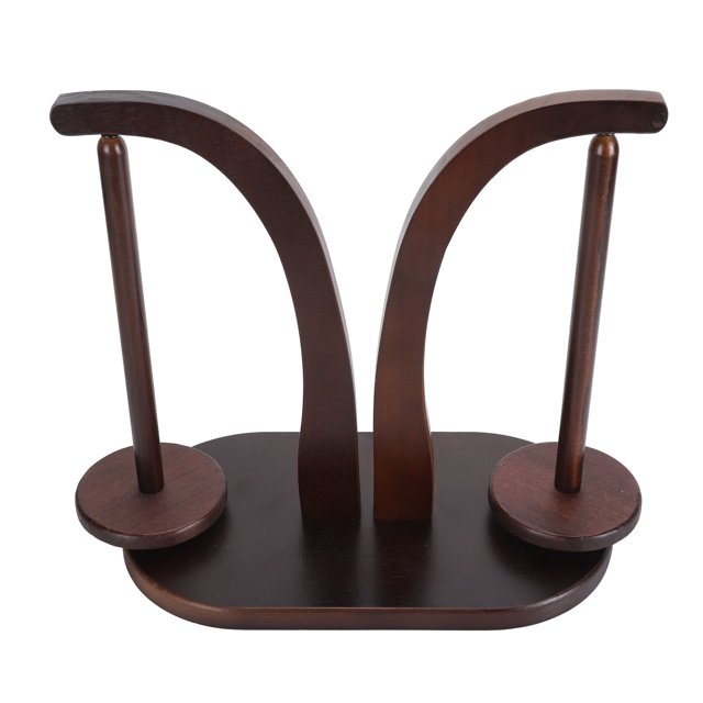 Dual Axes Swivel Wooden Yarn Strong Suction Wide Base Yarn Holder for Most Scenarios