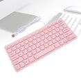 thumbnail image 1 of 78 Keys USB Keyboard, Wired Compact Silent Keyboard for PC Laptop Gaming and Office, with Anti Slip Foot Pads, Comfortable Design, 1 of 7