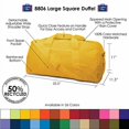 thumbnail image 4 of Liberty Bags Game Day Large Square Duffel-8806, 4 of 4