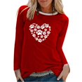 thumbnail image 1 of Chandail Décontracté pour Femmes Motif Patte d'Ours Amour Manches Longues Tupper, 1 of 4