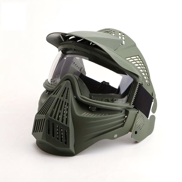 YOPTOP Full Face Protection Paintball and Airsoft Mask with Impact-Resistant Goggles - Ideal for BB Hunting CS Game Paintball Motocross and Skiing