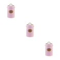 thumbnail image 4 of Wweixi Transparent Tea Jars For Storing And Displaying Favorite Tea Leaves Food Grade Metal Kitchen Storage Jars Jars Kitchen Pink tea 3Set, 4 of 6