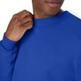 thumbnail image 4 of Hanes Mens EcoSmart Fleece Crewneck Sweatshirt, XL, Deep Royal, 4 of 7