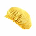 thumbnail image 1 of Imitation Silk Lace Round Cap Sleeping Cap Chemotherapy Cap Beauty And Hairdressing Cap Extra Large Reversible Adjustable Satin Cap Sleeping Curly Natural Hair, 1 of 6