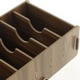 thumbnail image 4 of veasfak Wooden Card Holder, Card Case Storage Box Organizer for Office Cherry Wood, 4 of 9