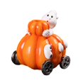 thumbnail image 3 of GUOOL Halloween Pumpkin Statue Multipurpose Ornament for Desks Mantels Bookshelves Candlestick shape, 3 of 9
