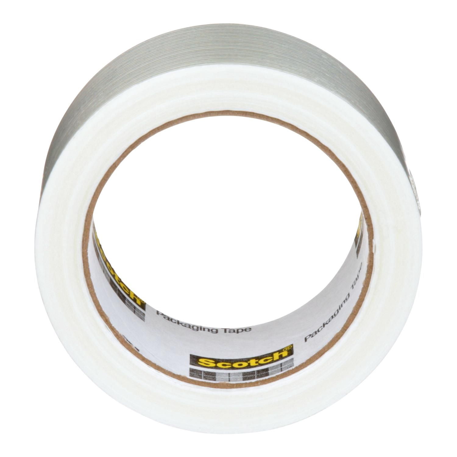 Ruban de sanglage d’expédition renforcé Scotch, 8950-EF-8CC, 1.88 in x 30 yd (48 mm x 27.4 m)