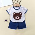 thumbnail image 1 of EGNMCR Ensembles de Blouses et Chemises à Manches Courtes à Col Rond Tout-Petits Enfants Bébés Garçons Filles Mode Mignon Imprimé Chiot à Manches Courtes Tenue Décontractée Ensemble Fille, 1 of 4