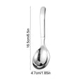thumbnail image 3 of 316 Stainless Steel Soup Spoon Spoon Household Dining Spoon Rice Spoon Thickened Spoon Spoon, 3 of 7