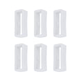 thumbnail image 1 of 6PCS Watch Strap Loop Fastener Rings Rubber Watch Clasp 18mm, 1 of 4